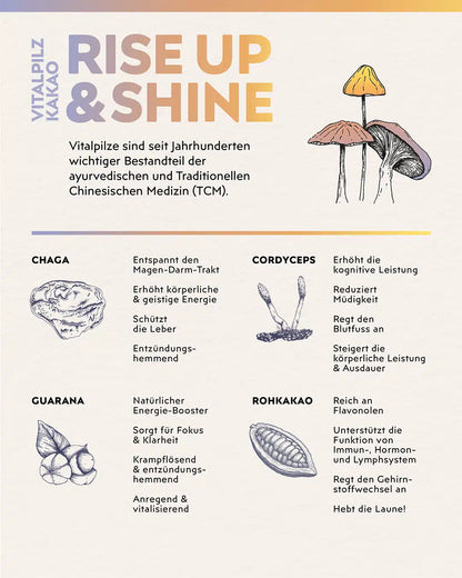 Bio Vitalpilz Kakao – Rise Up & Shine