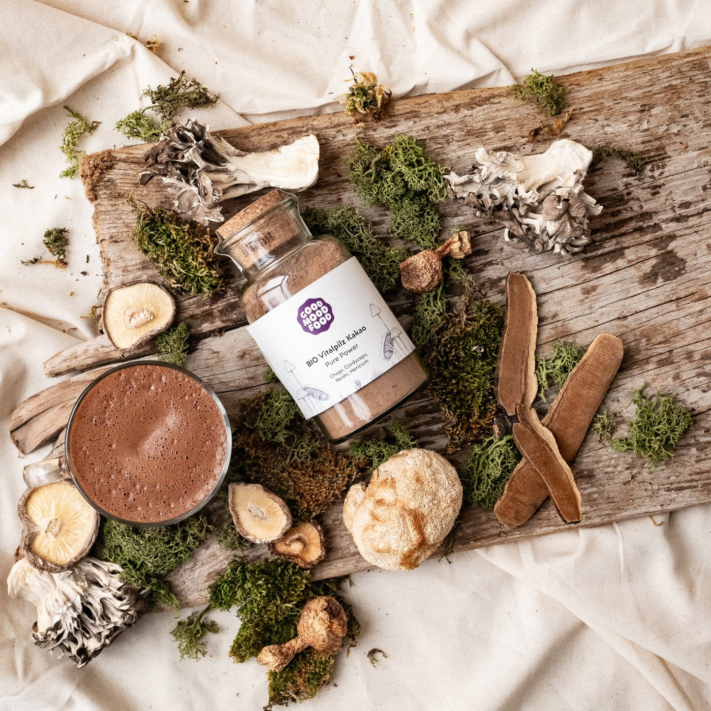 Bio Vitalpilz Kakao Pure Power - Zuckerfrei